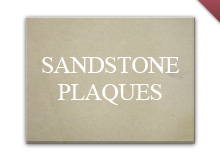 Regular Edge Standstone Plaque for Cat Memorials
