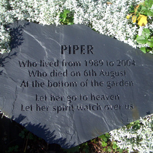 Memorial Slate Plaque